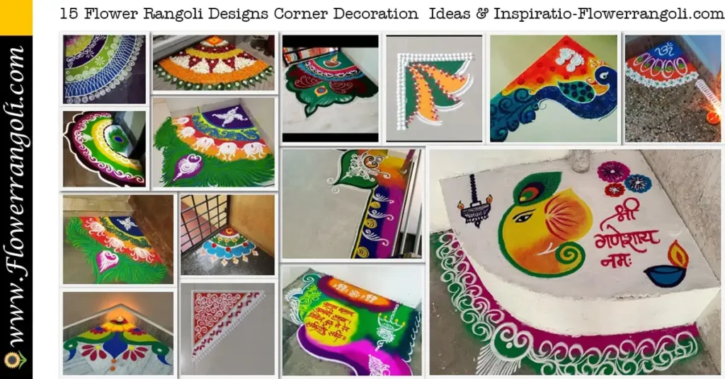 Flower Rangoli Designs Corner