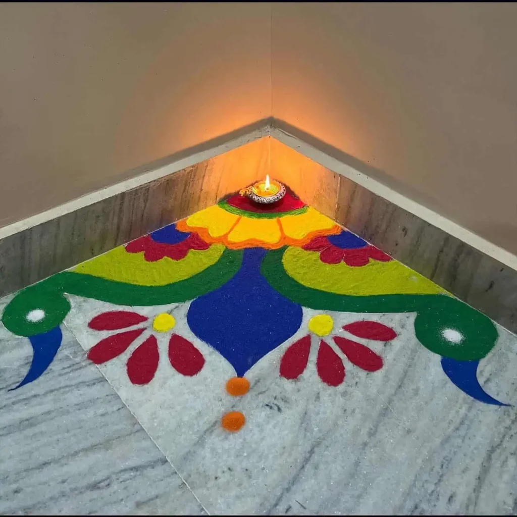 Flower Rangoli Designs Corner