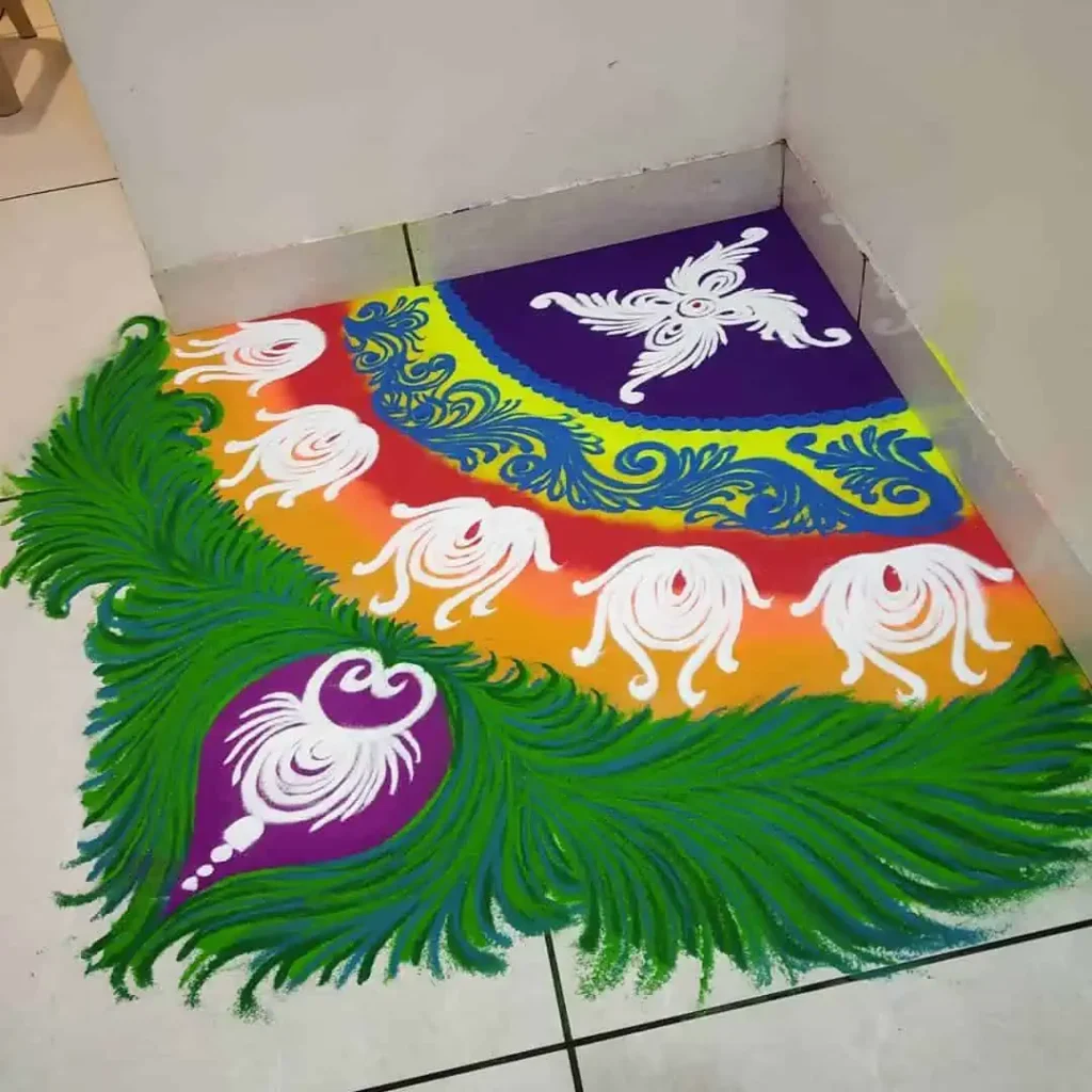 Flower Rangoli Designs Corner