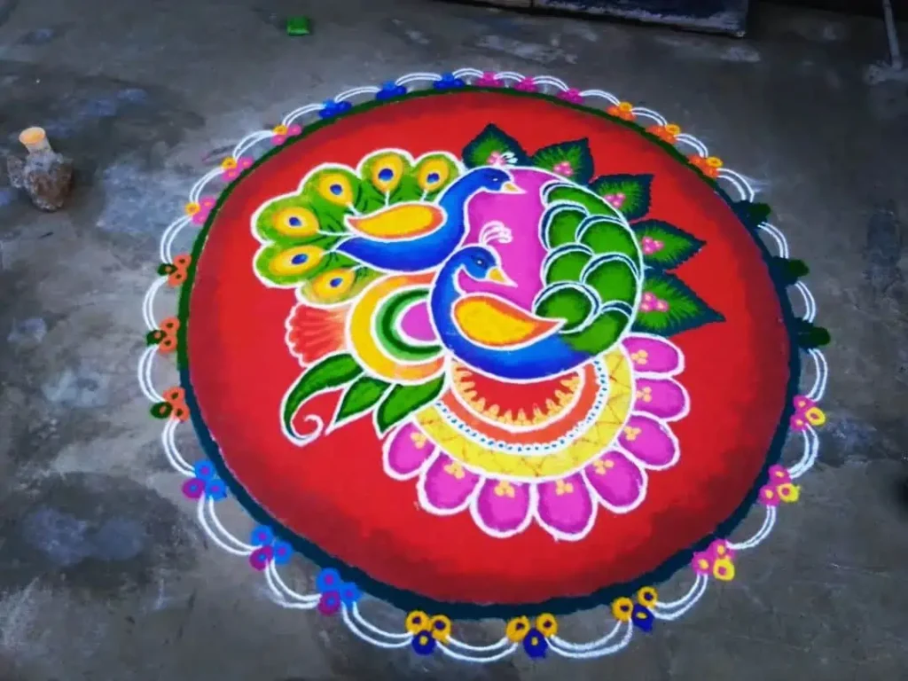 Pongal Kolam Designs Rangoli