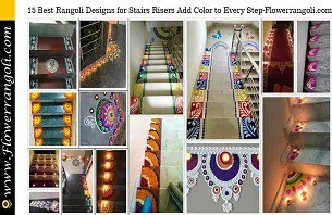 Rangoli Designs for Stairs