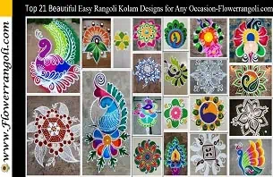 Beautiful Easy Rangoli Kolam