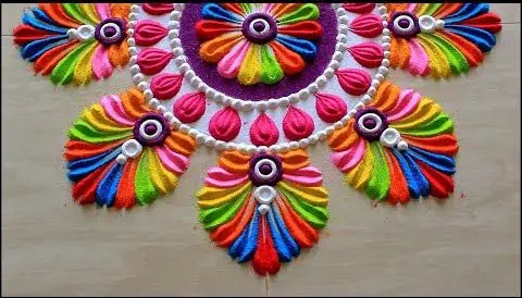 Rangoli for Holi Special