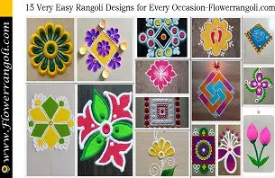 Very Easy Rangoli Designs