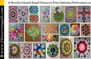 Beautiful Colourful Rangoli Designs