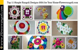 Simple Rangoli Designs 2024